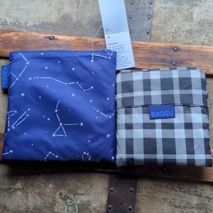 Baggu Bags. 2 Large... Folds to flat; store in pouch. Shopping, laundry, & more.